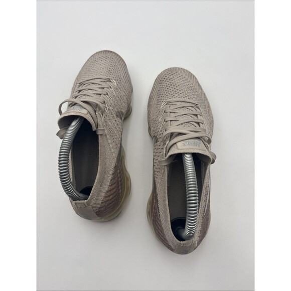 Nike Womens Air Vapormax Flyknit 849557-202 Gray Lace Up Sneaker Shoes Size 7 - Picture 6 of 8